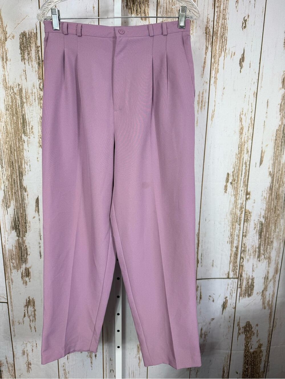 Kathie Lee Collection, Vintage Purple Pleated Slacks. Size 10 Petite.